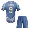 Officiële Voetbalshirt + Korte Broek Ajax Brian Brobbey 9 Uit 2024-25 - Kids